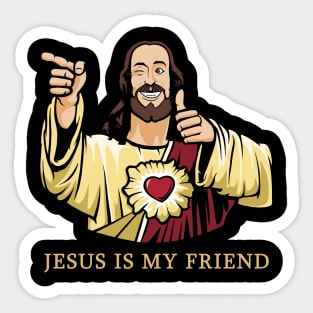 Buddy Christ Sticker